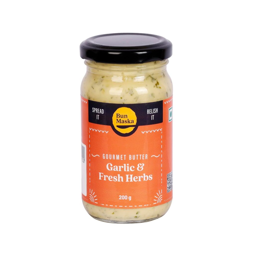 Bun Maska Garlic & Fresh Herbs Butter