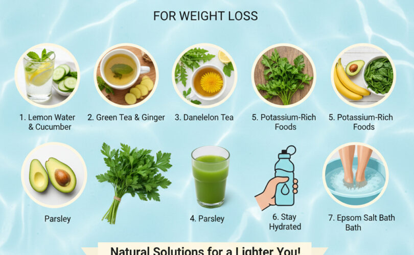 7 Home Remedies to Reduce Water Retention for Weight Loss
