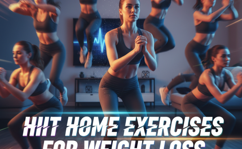 HIIT Home Exercises for Weight Loss: A 4-Week Plan