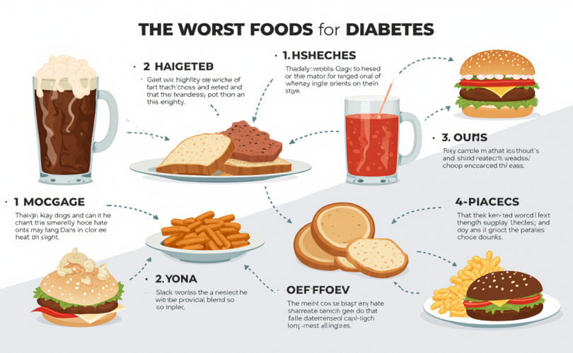 The Worst Foods for Diabetes and Their Health Impact
