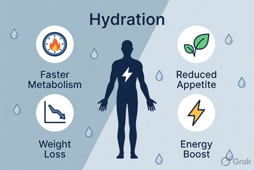 The Power of Hydration: Water's Impact on Metabolism and Appetite